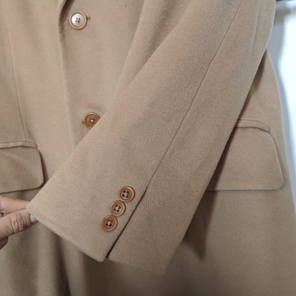 Men's Valentino caramel 100 % cashmere coat - Picture 6 of 10